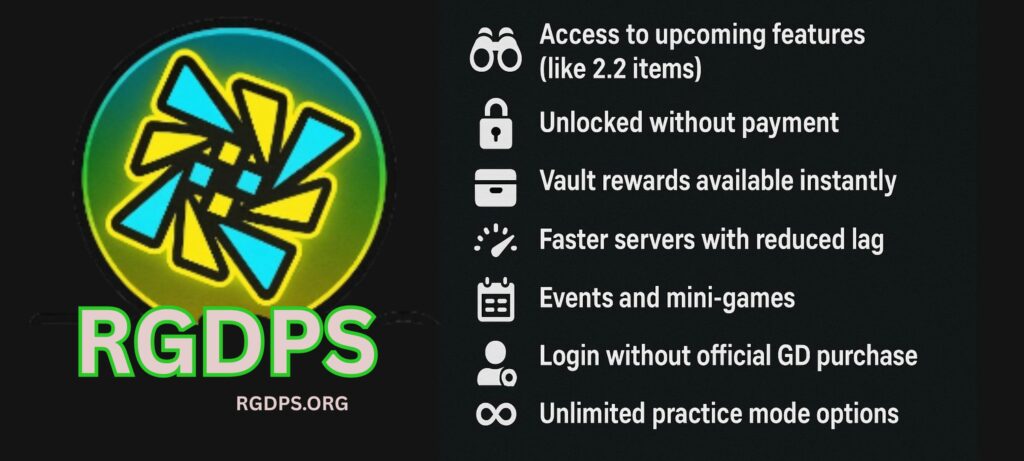 RGDPS General Features in Geometry Dash
